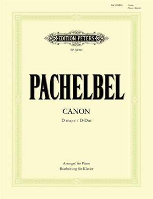 Johann Pachelbel Canon in D (Arranged for Piano)