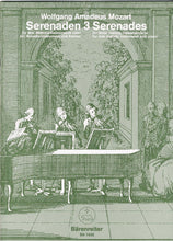 Load image into Gallery viewer, Mozart, Wolfgang Amadeus: Serenades for three melody instruments or for one melody instrument and piano