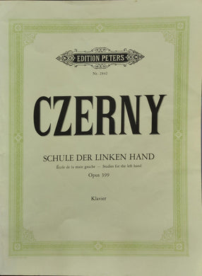 Carl Czerny: Studies for the Left Hand Op. 399