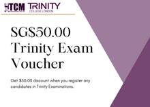 Load image into Gallery viewer, Trinity Exam $50.00 E-voucher