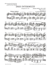 Load image into Gallery viewer, Brahms: 3 Intermezzi Op.117 (Piano Solo)