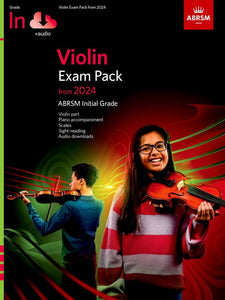 Violin Exam Pack from 2024, Initial Grade, Violin Part, Piano Accompaniment & Audio