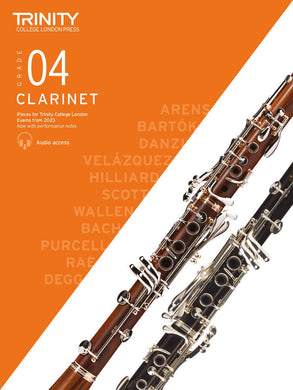 Clarinet Exam Pieces from 2023: Grade 4