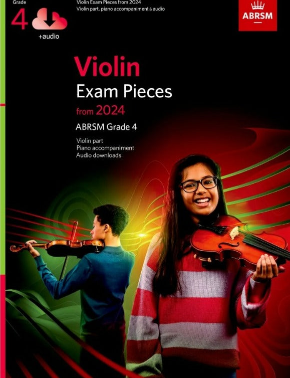 Violin Exam Pieces from 2024, ABRSM Grade 4, with Audio