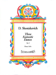 D. Shostakovich: Three Fantastic Dances Op.5 Piano Solo