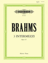 Load image into Gallery viewer, Brahms: 3 Intermezzi Op.117 (Piano Solo)