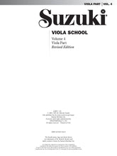 Load image into Gallery viewer, Suzuki Viola School, Volume 4