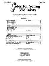 Load image into Gallery viewer, Solos for Young Violinists Violin Part and Piano Acc., Volume 1