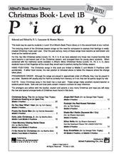 Load image into Gallery viewer, Alfred&#39;s Basic Piano Library: Top Hits! Christmas Book 1B