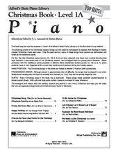 Load image into Gallery viewer, Alfred&#39;s Basic Piano Library: Top Hits! Christmas Book 1A