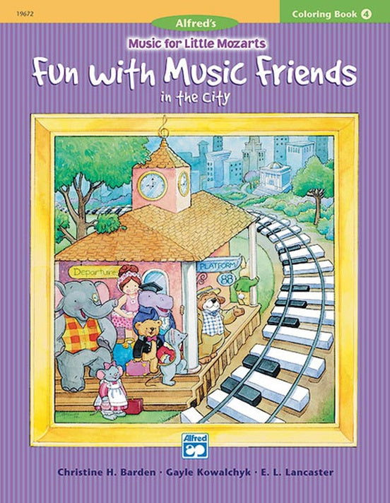 Coloring Book 4 - Fun with Music Friends in the City - MfLM