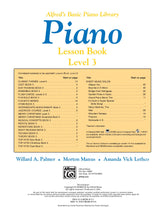 Load image into Gallery viewer, Alfred&#39;s Basic Piano Library: Lesson Book 3