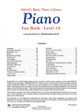 Load image into Gallery viewer, Alfred&#39;s Basic Piano Library: Fun Book 1A