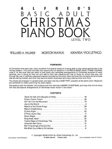 Alfred's Basic Adult Piano Course: Christmas Piano Book 2