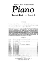 Load image into Gallery viewer, Alfred&#39;s Basic Piano Library: Technic Book 4