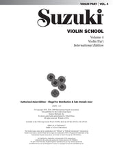 Load image into Gallery viewer, Suzuki Violin School, Volume 4 With CD