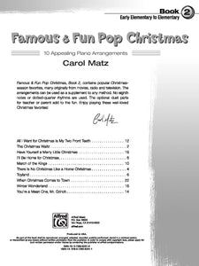 Famous & Fun Pop Christmas, Book 2