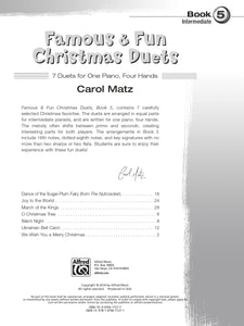 Famous & Fun Christmas Duets, Book 5