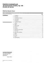 Load image into Gallery viewer, Burgmüller: 18 Characteristic Studies, Opus 109