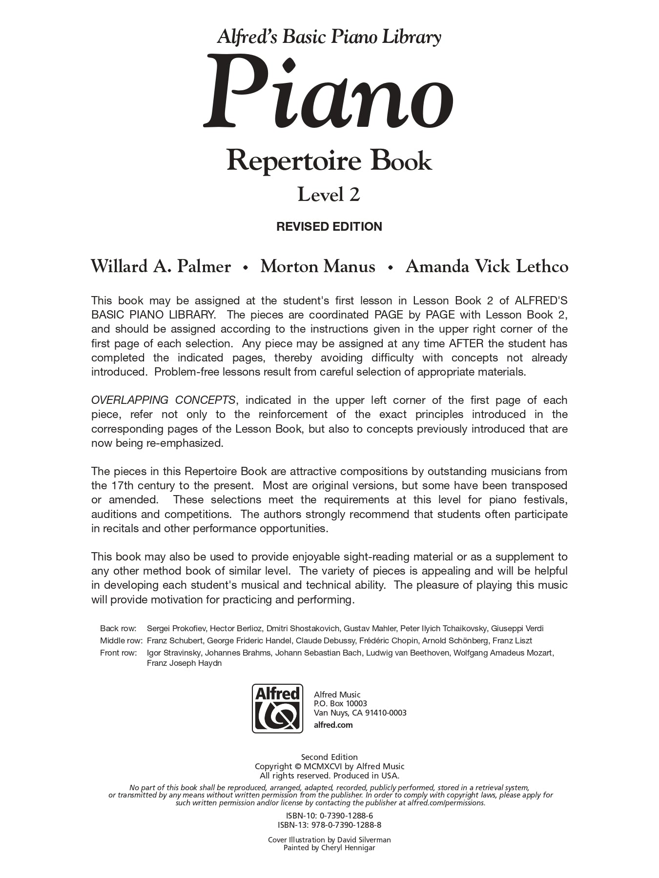 Alfred's Basic Piano Library: Repertoire Book 2