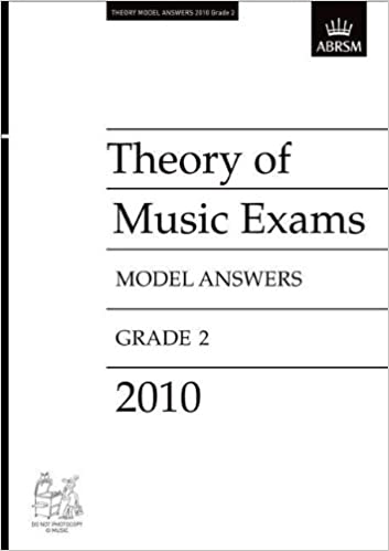 Music Theory Past Papers 2010 Model Answers, ABRSM Grade 2