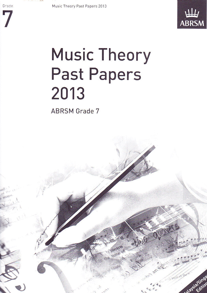 Music Theory Practice Papers 2013, ABRSM Grade 7