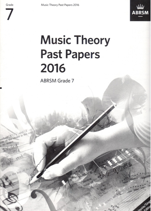 Music Theory Practice Papers 2016, ABRSM Grade 7