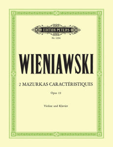 Wieniawski: 2 Mazurkas Caractéristiques Op. 19 for Violin and Piano