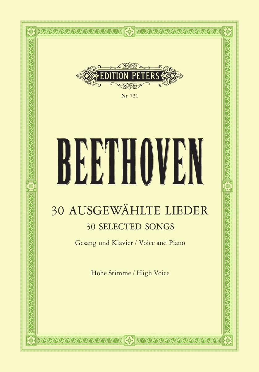 Ludwig van Beethoven:  30 Selected Songs