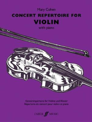 Concert Repertoire for Violin