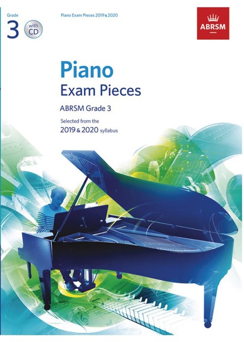 ABRSM Piano Exam Pieces 2019-2020 Grade 3 With CD