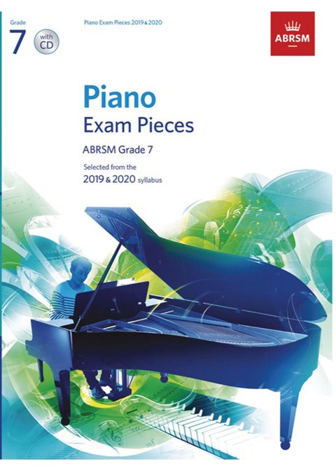 ABRSM Piano Exam Pieces 2019-2020 Grade 7 With CD