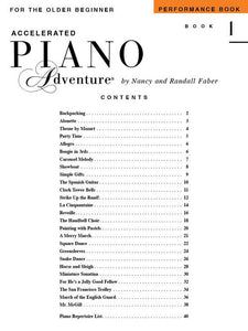 Accelerated Piano Adventures® Performance Book 1