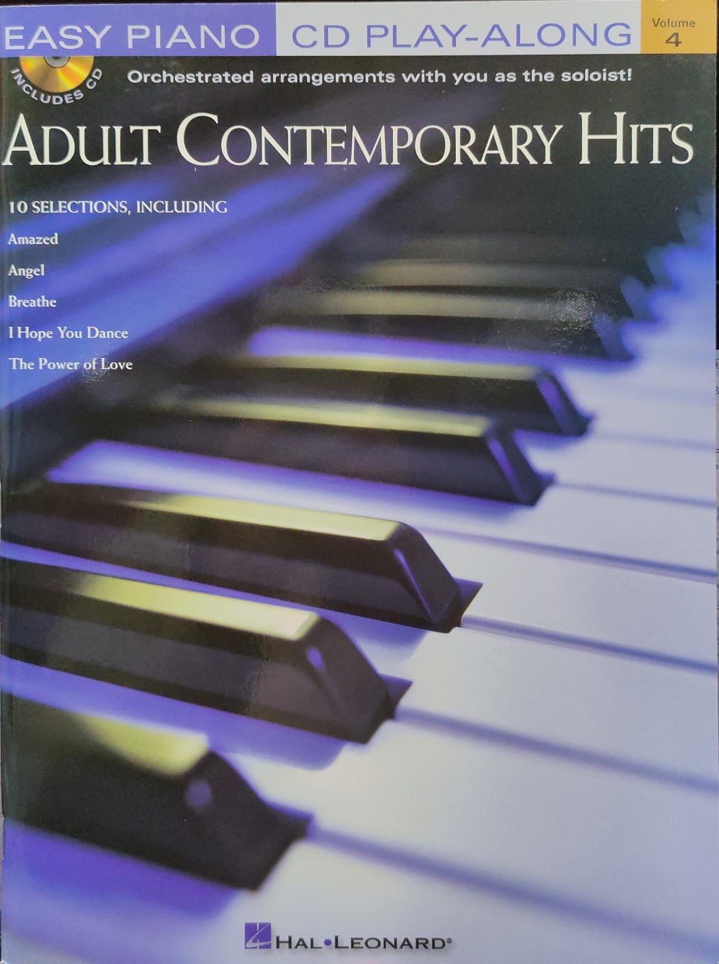 (Easy Piano CD Play-Along ) Adult Contemporary Hits Volume 4