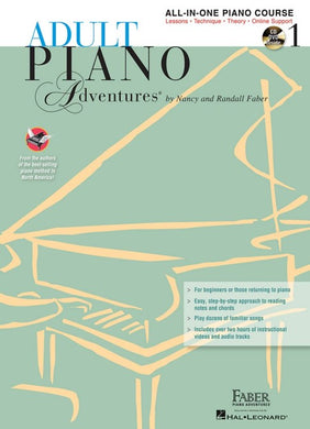 Adult Piano Adventures® All-in-One Course Book 1 with AUDIO