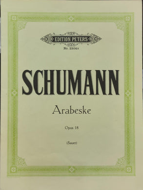 Schumann: Arabeske Opus 18