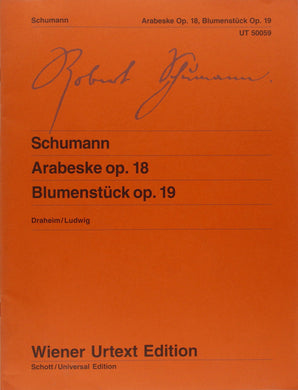 Schumann: Arabeske Op. 18 and Blumenstück Op. 19