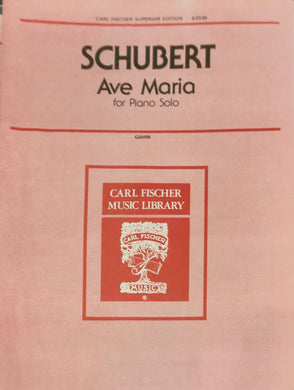 Schubert: Ave Maria for Piano Solo