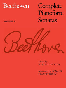 Beethoven - Complete Pianoforte Sonatas, Volume III