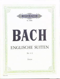 Johann Sebastian Bach: English Suite No.4-6