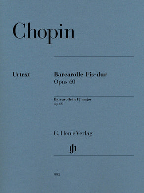 FRÉDÉRIC CHOPIN: Barcarolle F sharp major op. 60