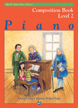 Load image into Gallery viewer, Alfred&#39;s Basic Piano Library: Composition Book 2
