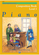 Load image into Gallery viewer, Alfred&#39;s Basic Piano Library: Composition Book 3