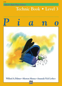 Alfred's Basic Piano Library: Technic Book 3