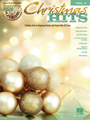 Beginning Piano Solo Play-Along CHRISTMAS HITS  Volume 4
