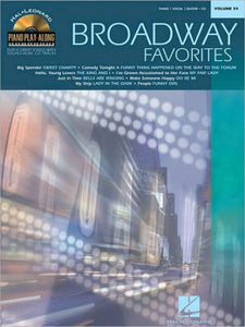 (Piano Play Along) Broadway Favorites Volume 54