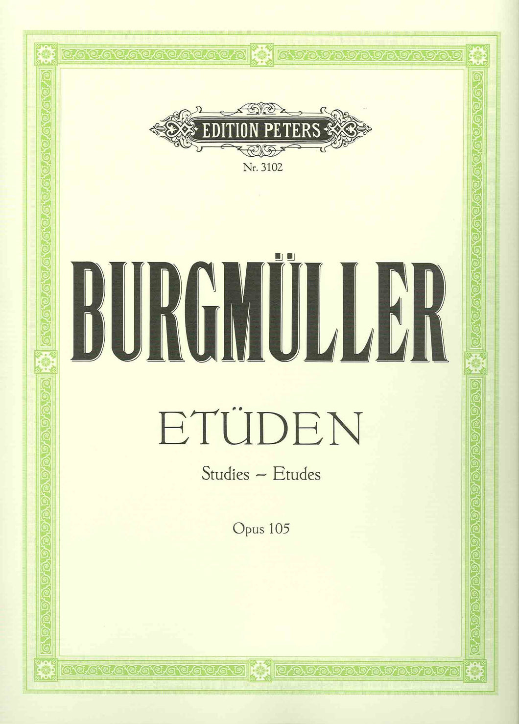 Friedrich Burgmüller: 12 Études Op. 105