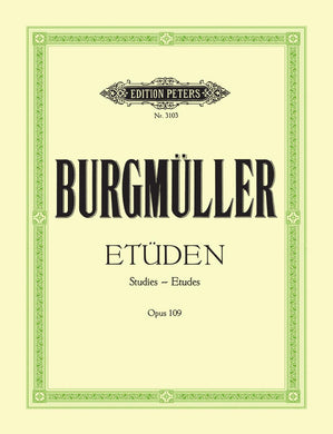Friedrich Burgmüller: 18 Études de genre op. 109