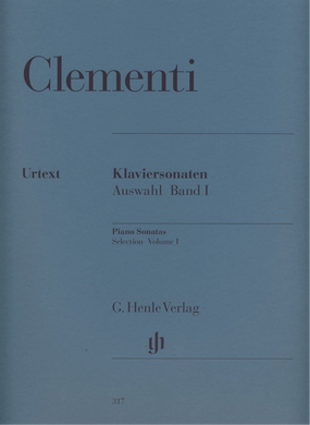MUZIO CLEMENTI: Piano Sonatas, Selection, Volume I (1768-1785)