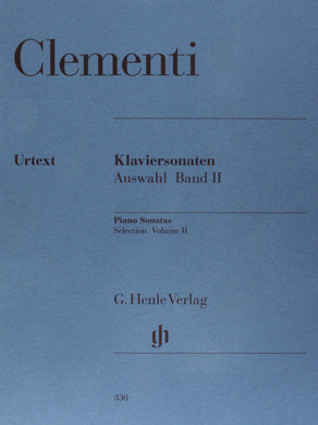 MUZIO CLEMENTI: Piano Sonatas, Selection, Volume II (1790-1805)